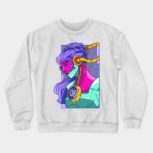 Technology Girl Crewneck Sweatshirt